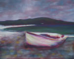 Boat on Vatersay beach ~ Sgoth air tràigh Bhatarsaigh