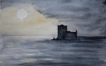 Moonlight on Kisimul Castle ~ Solas na gealaich air Chaisteal Chiosmuil